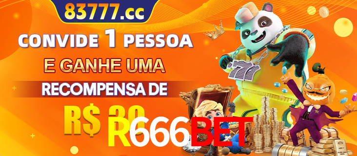 Banner institucional da R666BET sobre parceria de marcas e criação de uma marca de excelência, apresentando os mascotes de jogos populares como o Fortune Tiger.