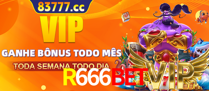 Banner promocional do R666BET oferecendo 100% de recompensas adicionais contínuas para quem fizer o login diário (Daily sign-in), com um mascote de coelho.