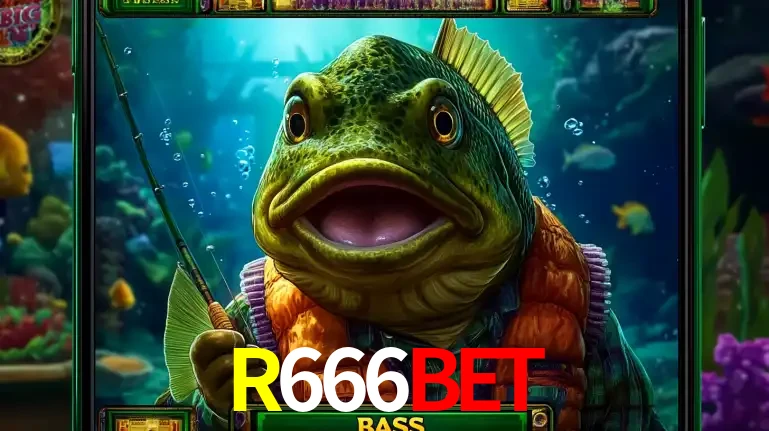 Personagem de peixe pescador do popular jogo de slot com tema de pescaria, uma das emocionantes opções de caça-níqueis para jogar e ganhar no cassino R666BET.