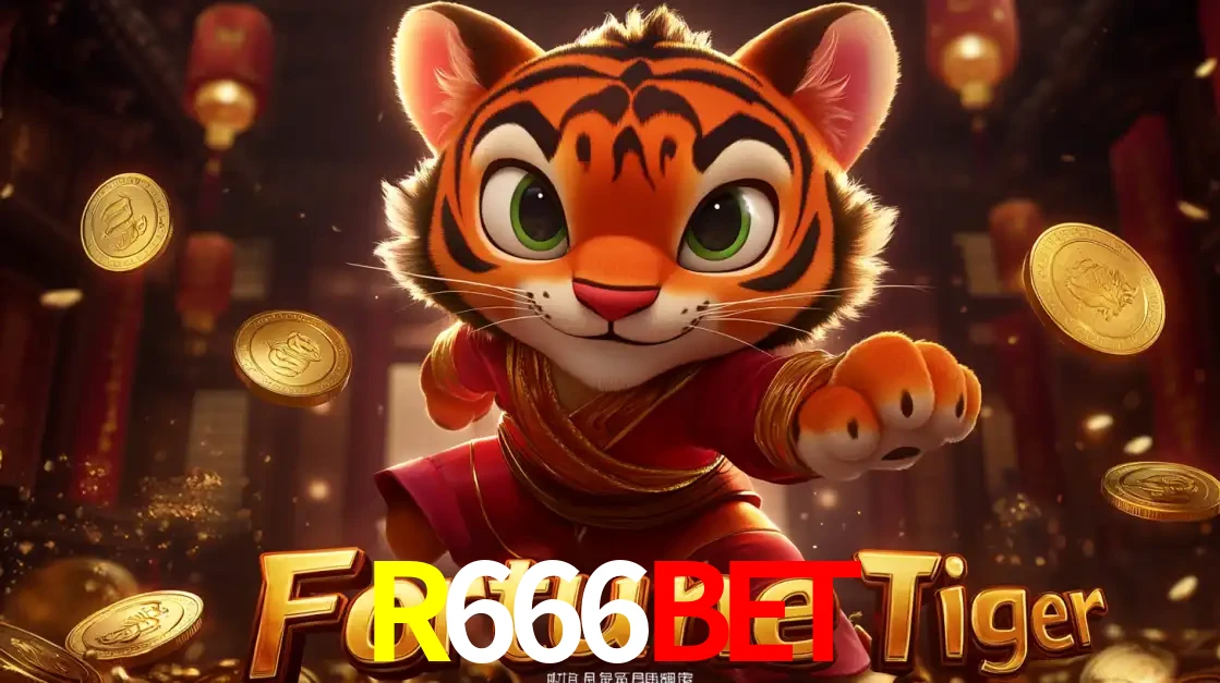 O carismático mascote do jogo de slot Fortune Tiger, um tigre fofo em pose de artes marciais, pronto para trazer sorte e multiplicadores de ganhos no cassino online R666BET.